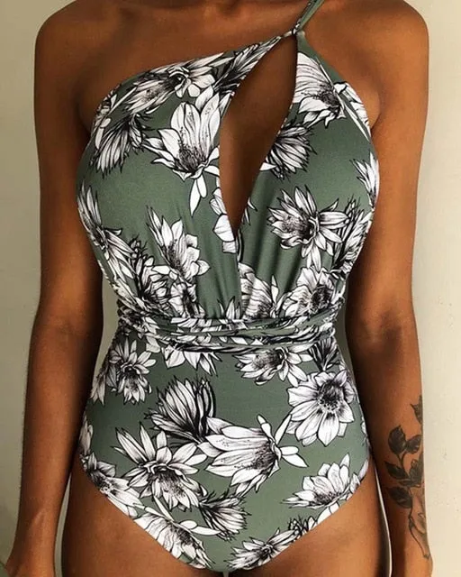 2019 Swimwear Women One Piece Brazilian Backless Monokini