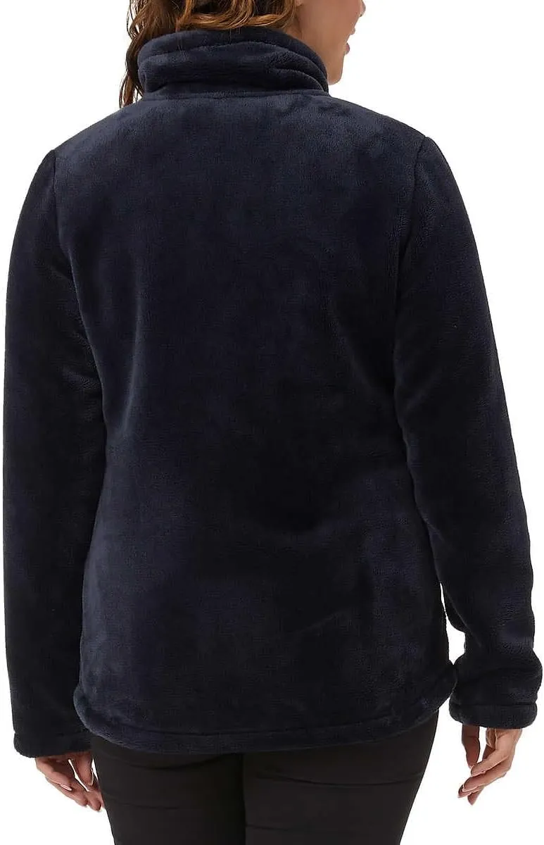 32 DEGREES Heat Women Soft & Cozy Plush Velvet Full Zip Jacket