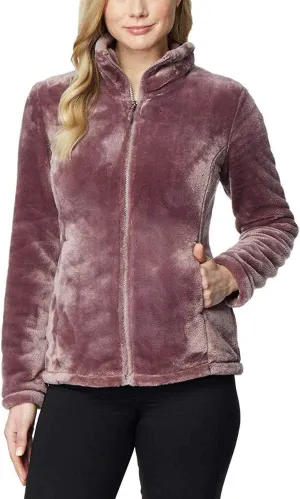 32 DEGREES Heat Women Soft & Cozy Plush Velvet Full Zip Jacket