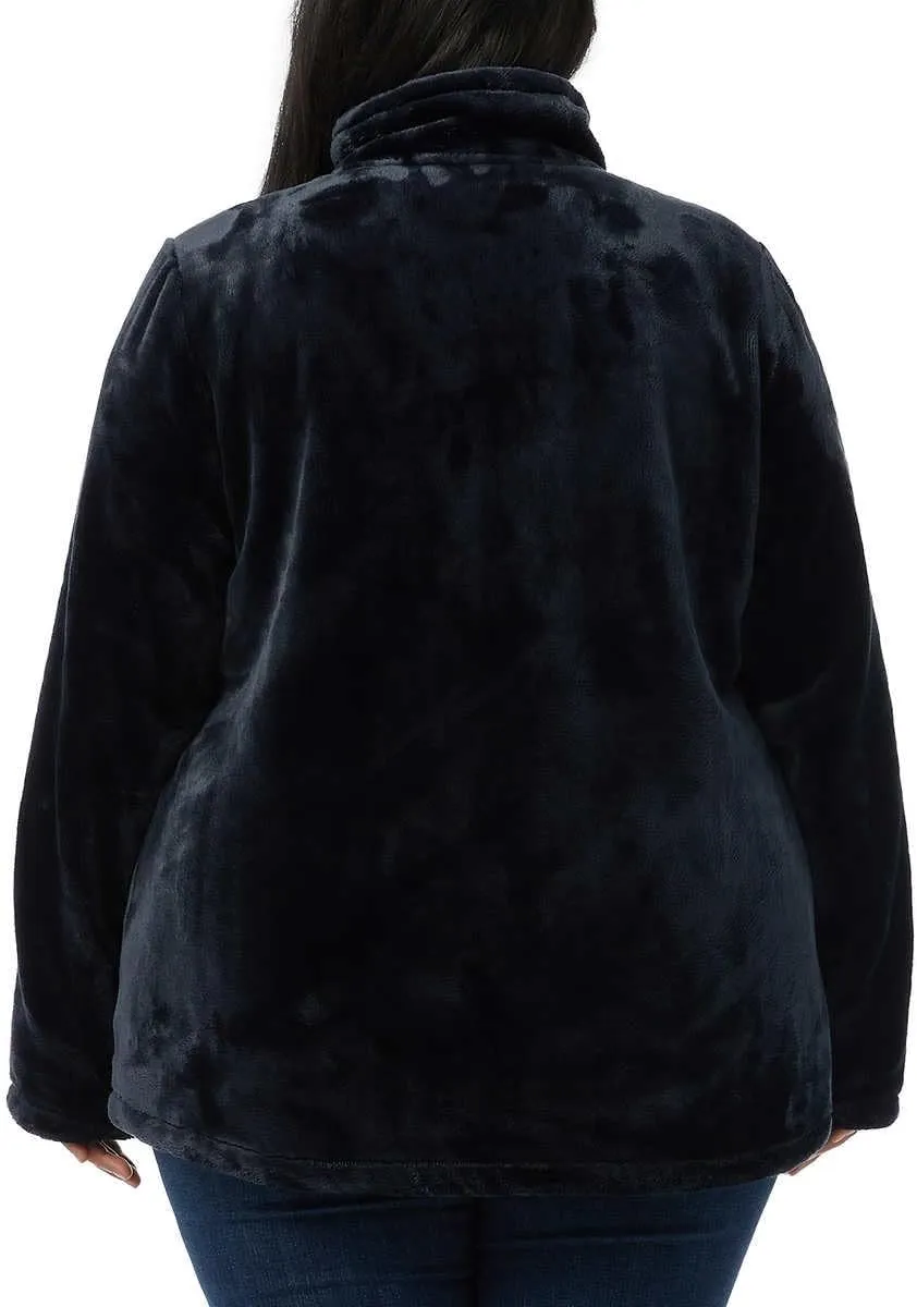 32 DEGREES Heat Women Soft & Cozy Plush Velvet Full Zip Jacket