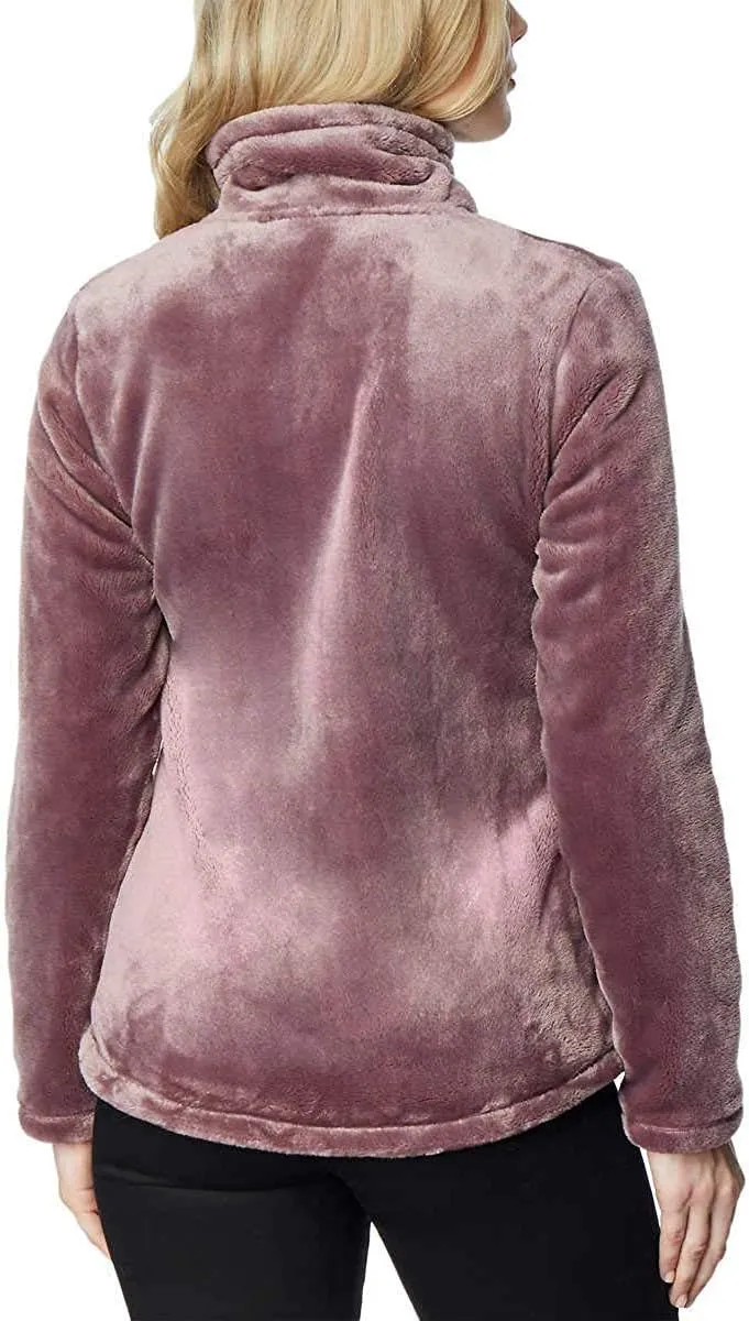 32 DEGREES Heat Women Soft & Cozy Plush Velvet Full Zip Jacket