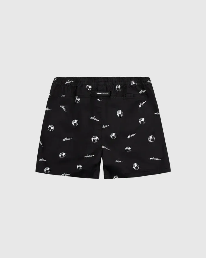 8 Ball Beach Short - Black