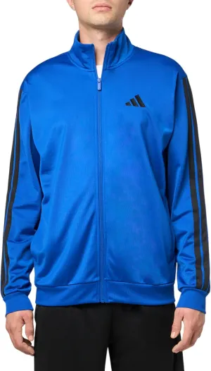adidas Men's 3-Stripes Tricot Track Top, Team Royal Blue