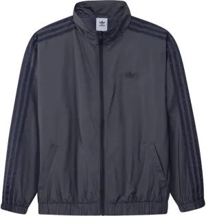 adidas Unisex SuperFire Firebird Skateboarding Track Jacket Windbreaker, Shadow Navy/Orbit Green
