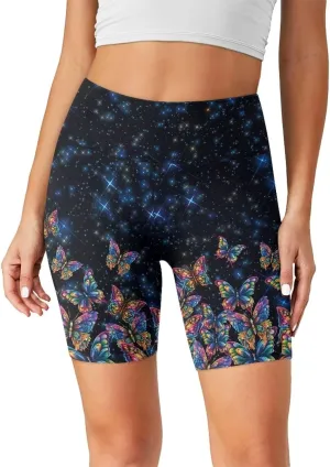 AFPANQZ Yoga Shorts Women's Yoga Slimming Seamless Legging Spring Summer Athletic Yoga Pants Seamless Stretch Pants