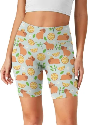 AFPANQZ Yoga Shorts Women's Yoga Slimming Seamless Legging Spring Summer Athletic Yoga Pants Seamless Stretch Pants