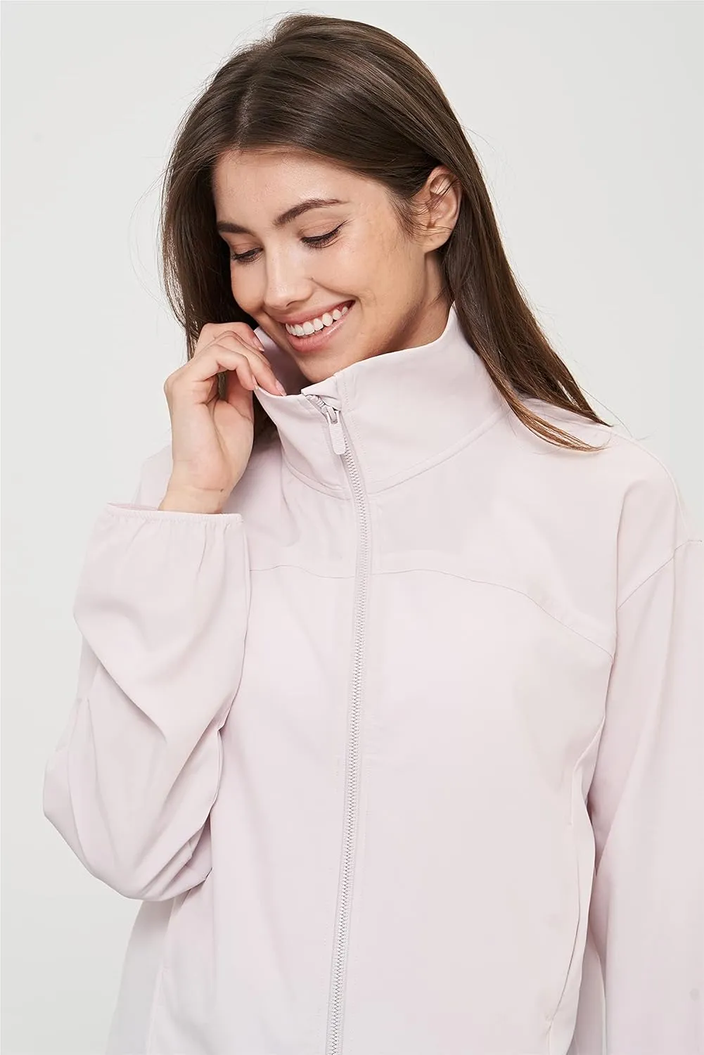 altiland Women's UPF 50  Sun Protection Outdoor Workout Running Jackets Zip Up Lightweight Cooling Shirt