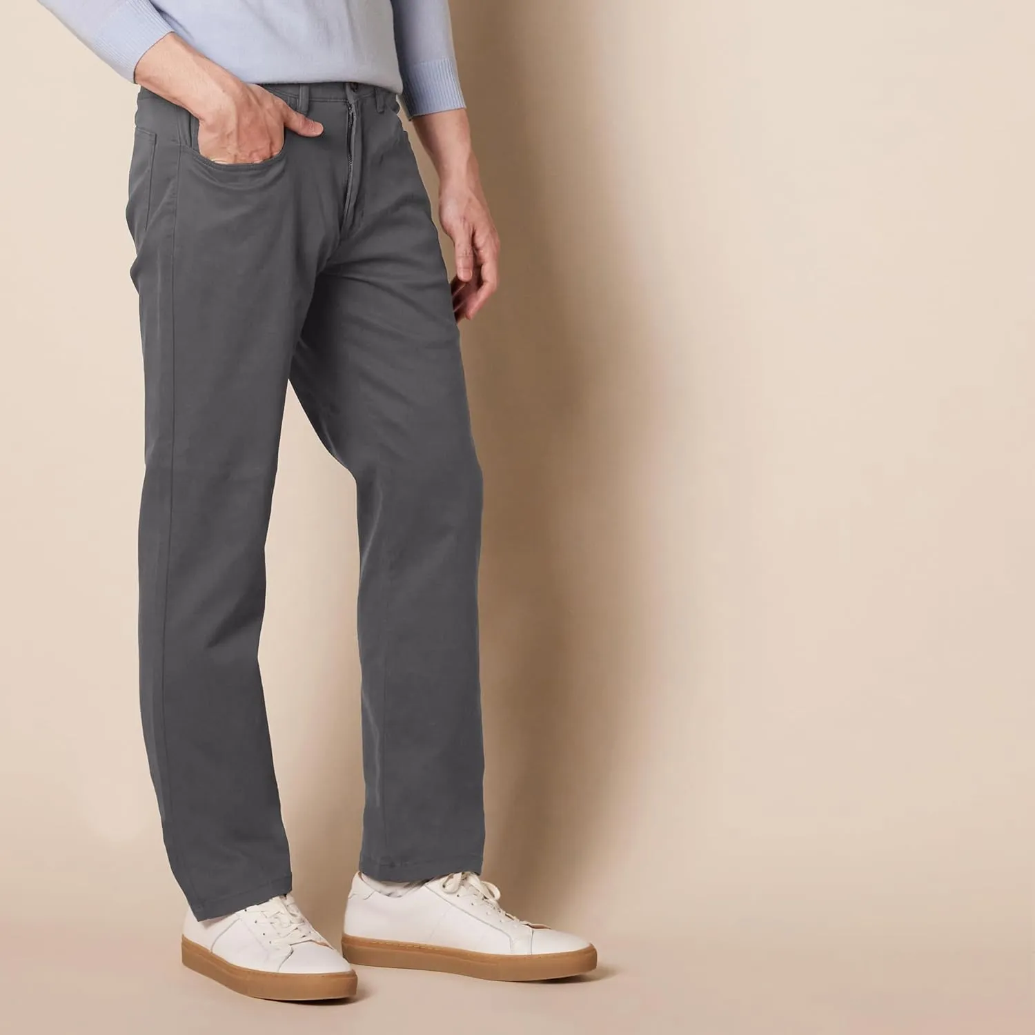 Amazon Essentials Men's Straight-Fit 5-Pocket Comfort Stretch Chino Pant (Previously Goodthreads)