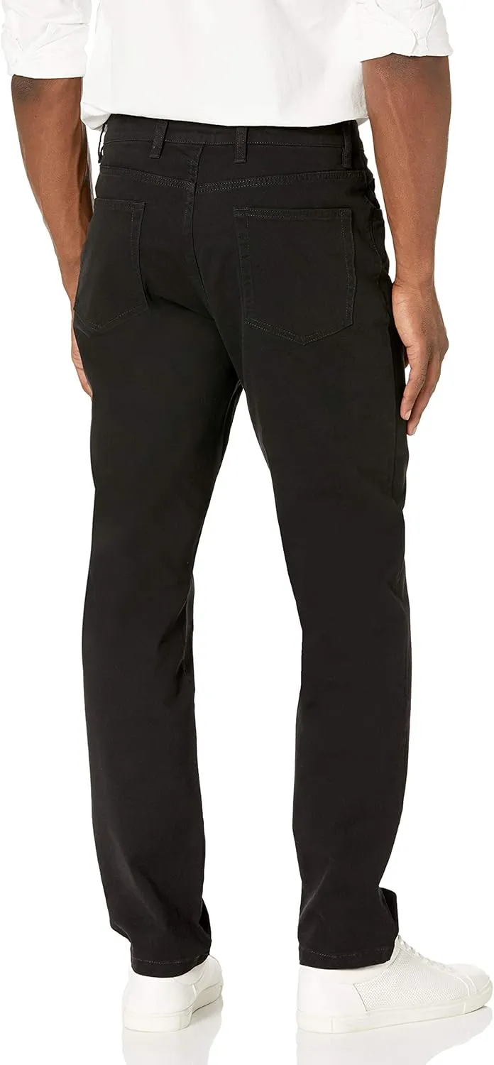 Amazon Essentials Men's Straight-Fit 5-Pocket Comfort Stretch Chino Pant (Previously Goodthreads)