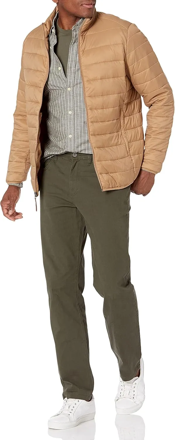 Amazon Essentials Men's Straight-Fit 5-Pocket Comfort Stretch Chino Pant (Previously Goodthreads)
