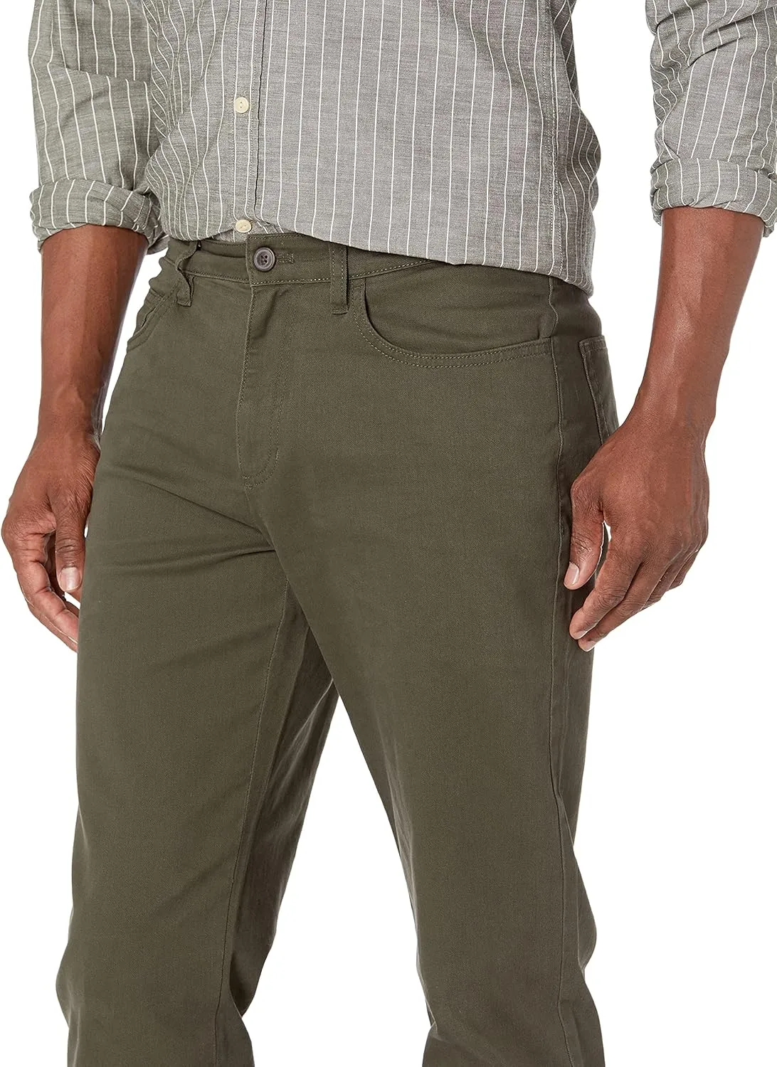 Amazon Essentials Men's Straight-Fit 5-Pocket Comfort Stretch Chino Pant (Previously Goodthreads)