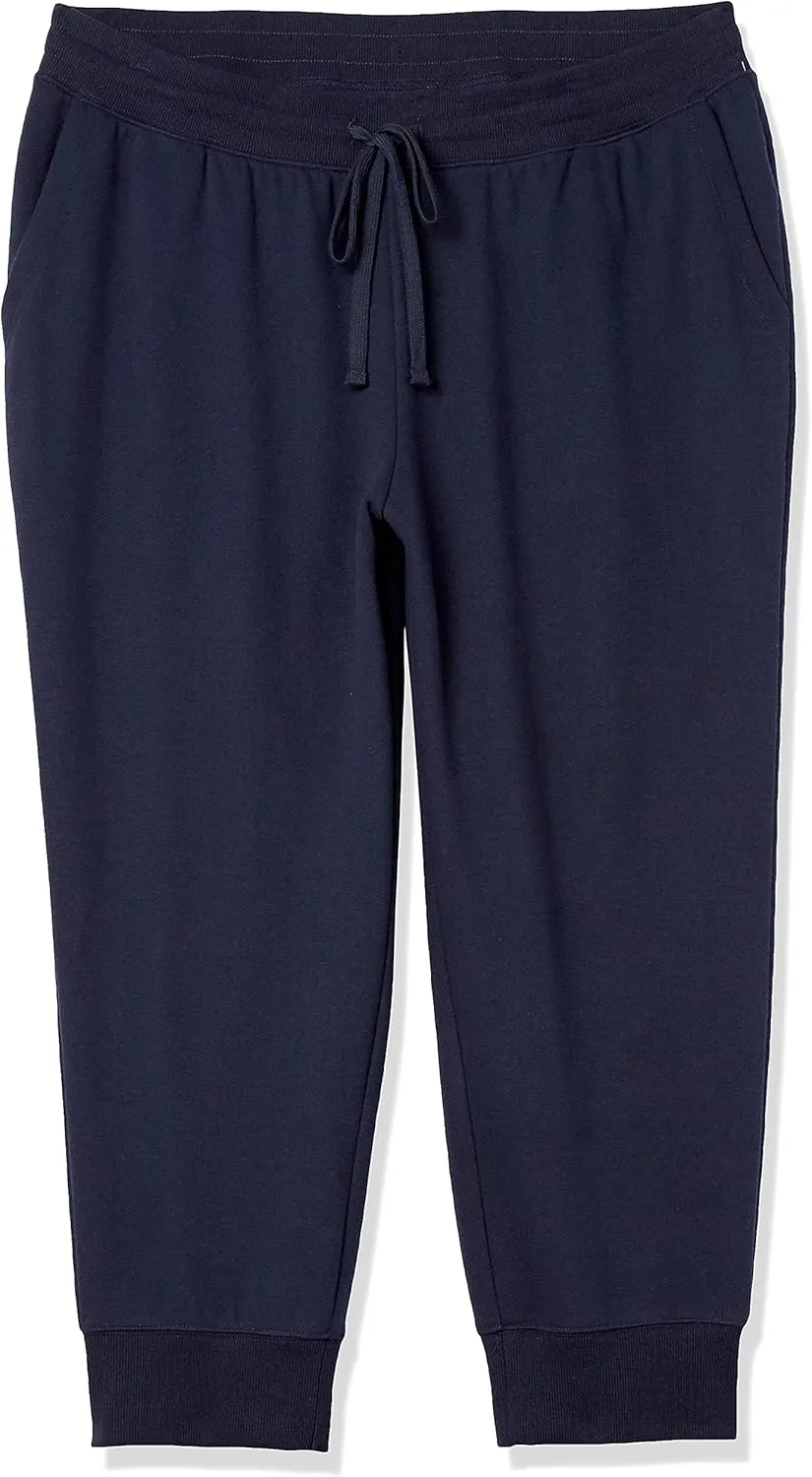 Amazon Essentials Women's Fleece Capri Jogger Sweatpant (Available in Plus Size)