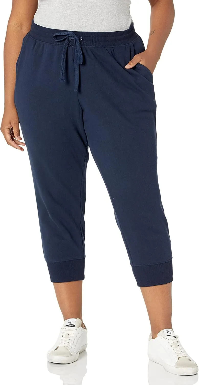 Amazon Essentials Women's Fleece Capri Jogger Sweatpant (Available in Plus Size)