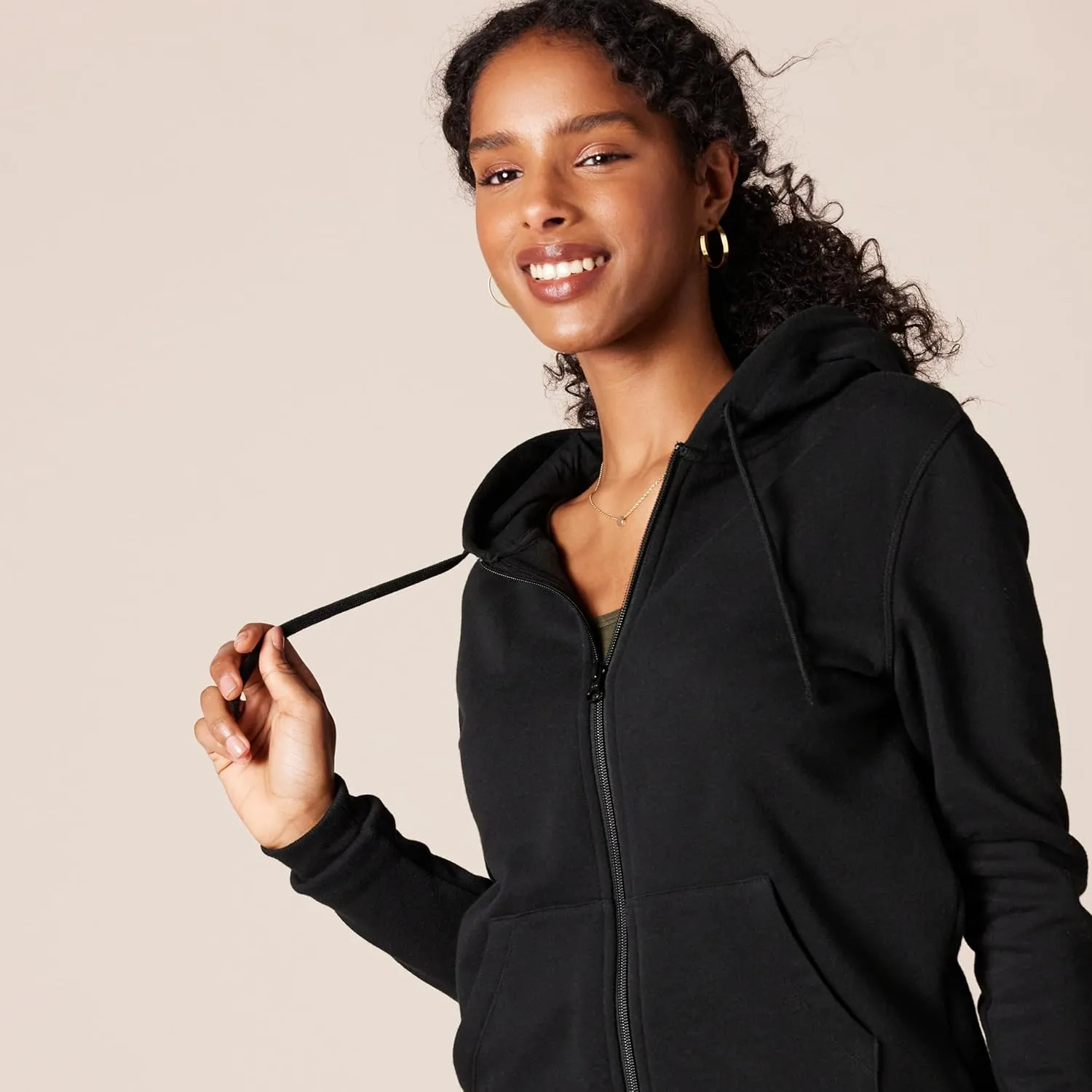 Amazon Essentials Women's Fleece Full-Zip Hoodie (Available in Plus Size)
