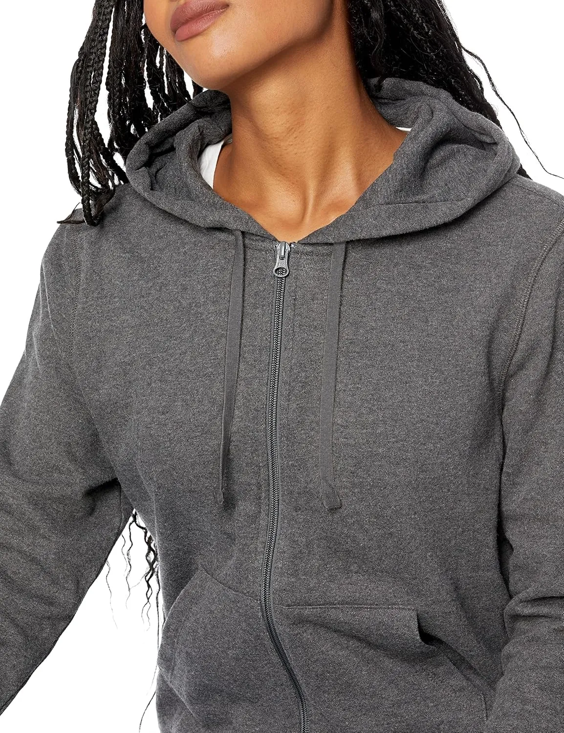 Amazon Essentials Women's Fleece Full-Zip Hoodie (Available in Plus Size)