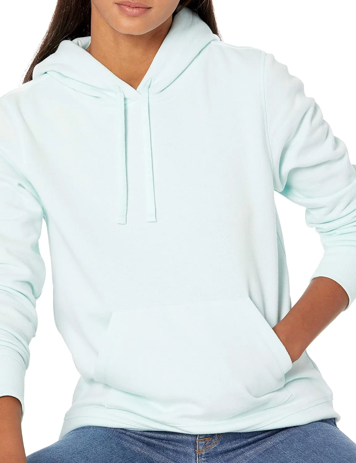 Amazon Essentials Women's Regular-Fit Fleece Pullover Hoodie (Available in Plus Size)