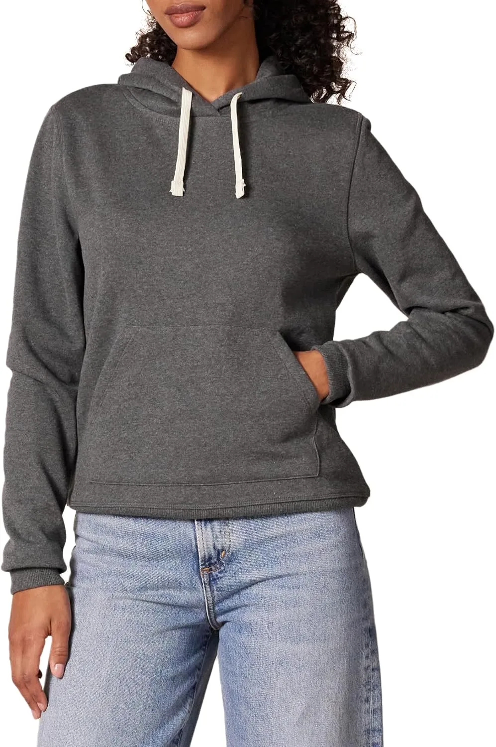 Amazon Essentials Women's Regular-Fit Fleece Pullover Hoodie (Available in Plus Size)