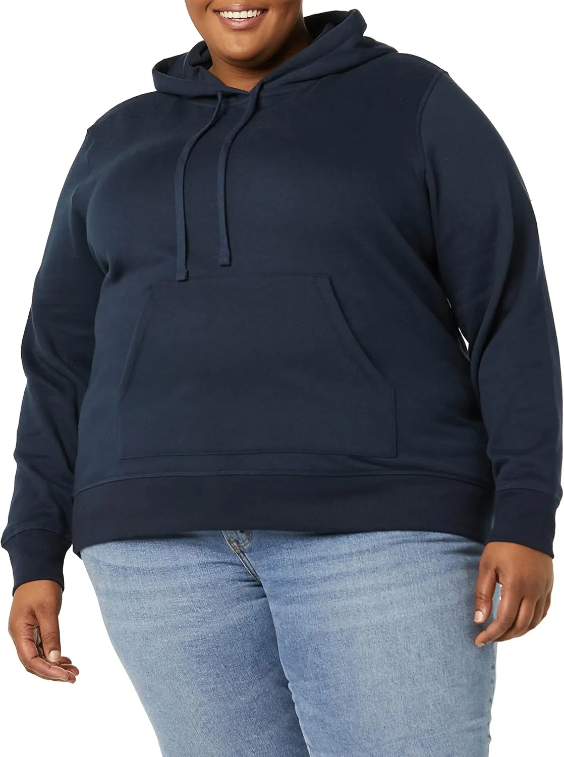 Amazon Essentials Women's Regular-Fit Fleece Pullover Hoodie (Available in Plus Size)