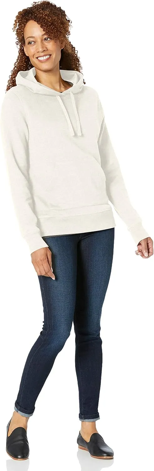 Amazon Essentials Women's Regular-Fit Fleece Pullover Hoodie (Available in Plus Size)