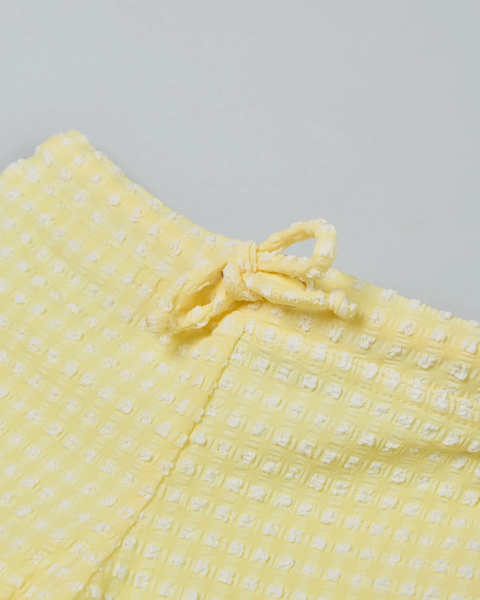 Baby Swim Trunks Citrine Gingham