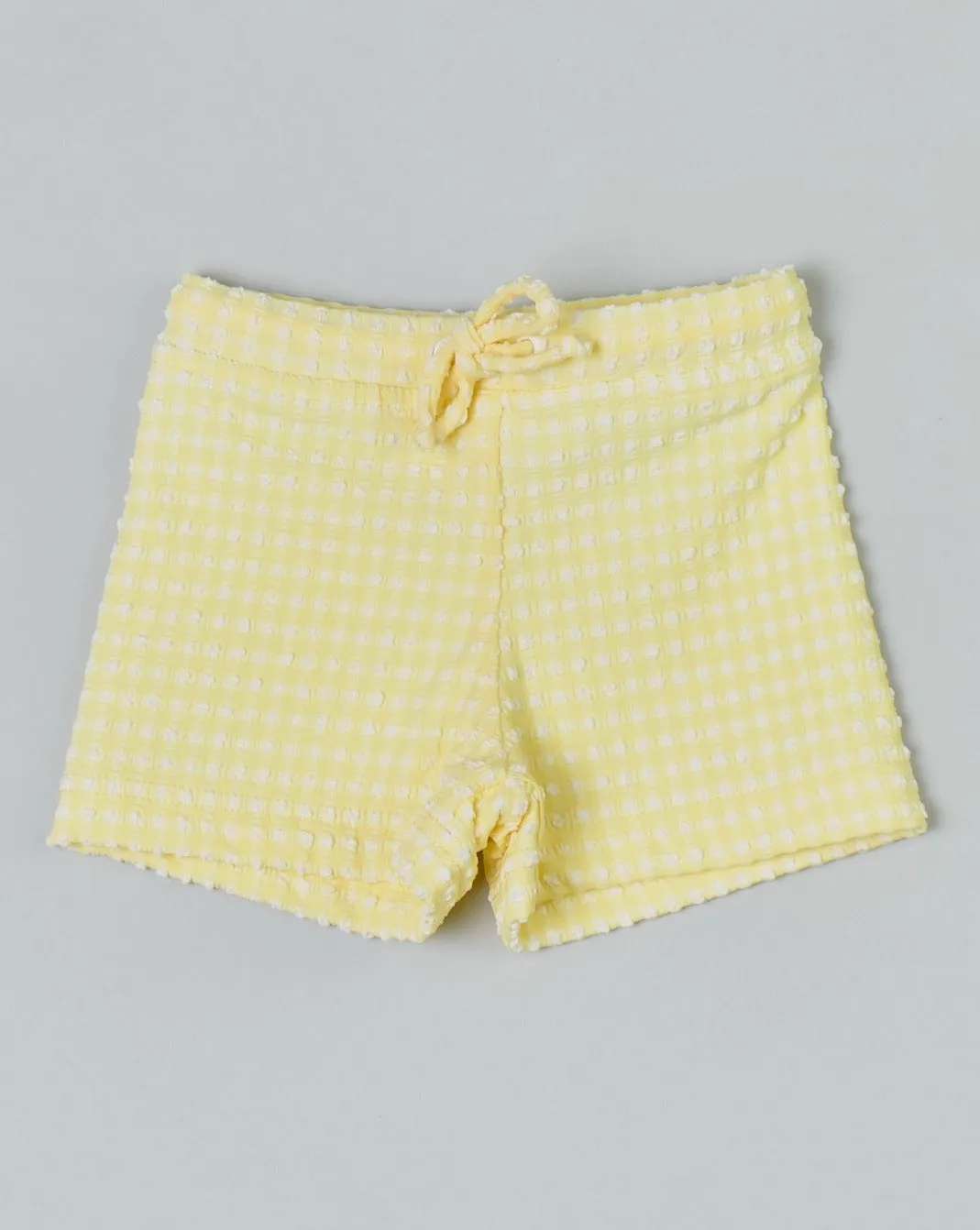 Baby Swim Trunks Citrine Gingham