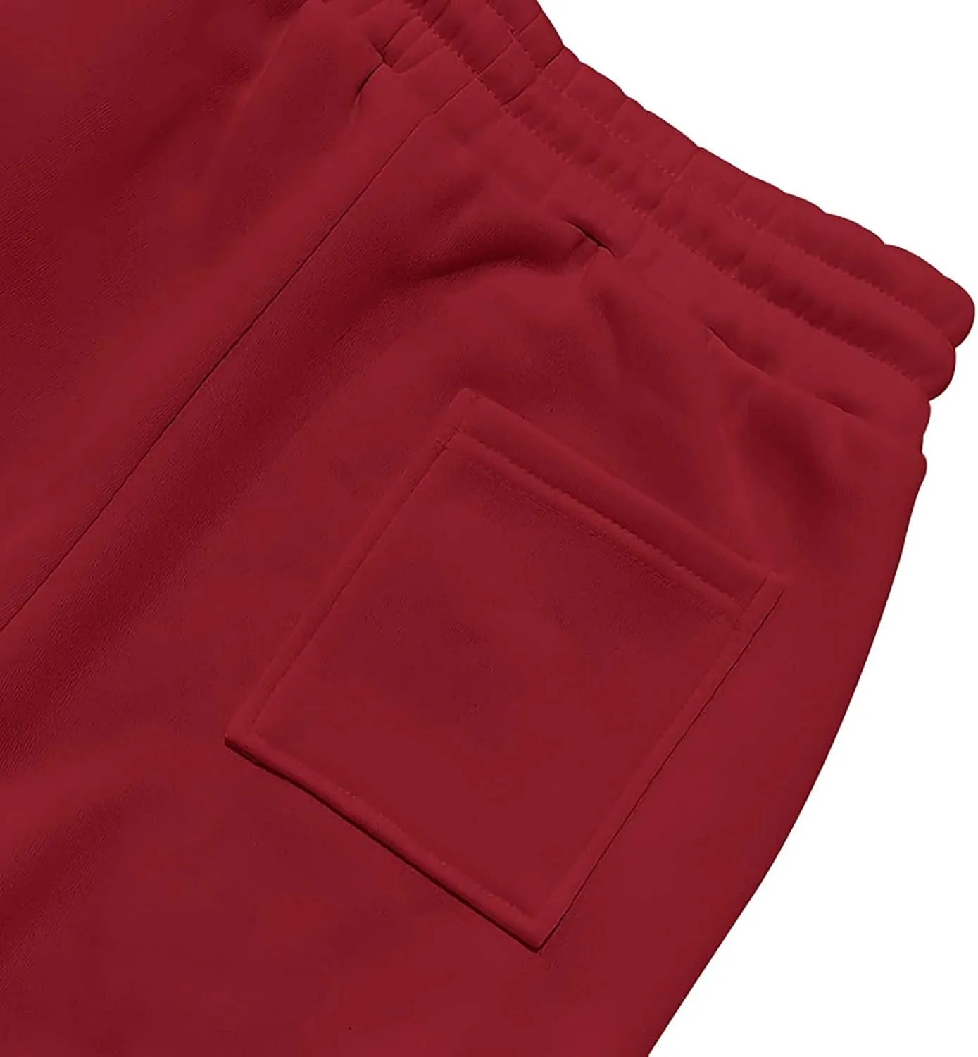 Baggy Joggers for Men Loose Fit Fleece Cargo Sweatpants with Multi Pockets Casual Lightweight Fleece Joggers