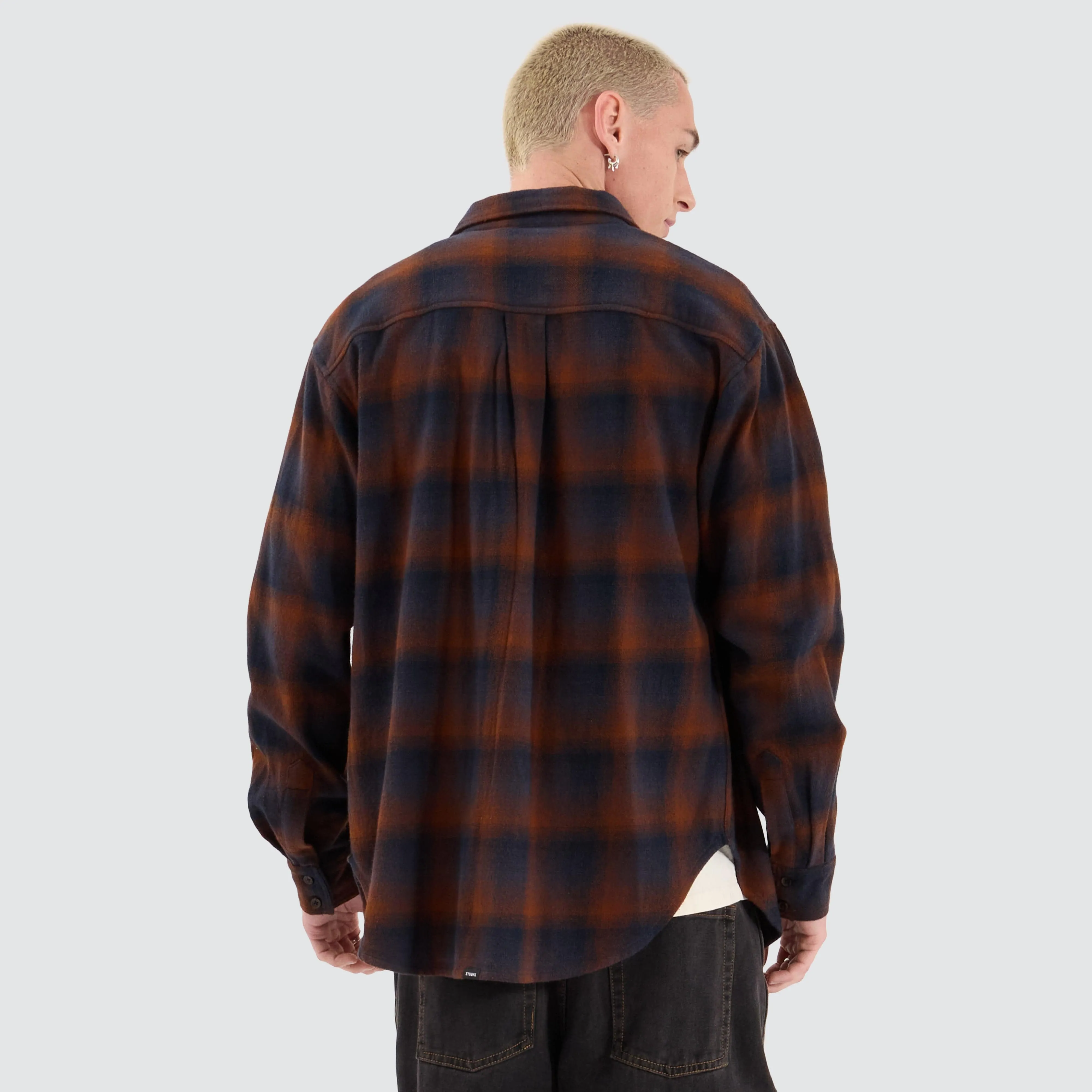 Barrio Flannel Shirt Midnight Blue