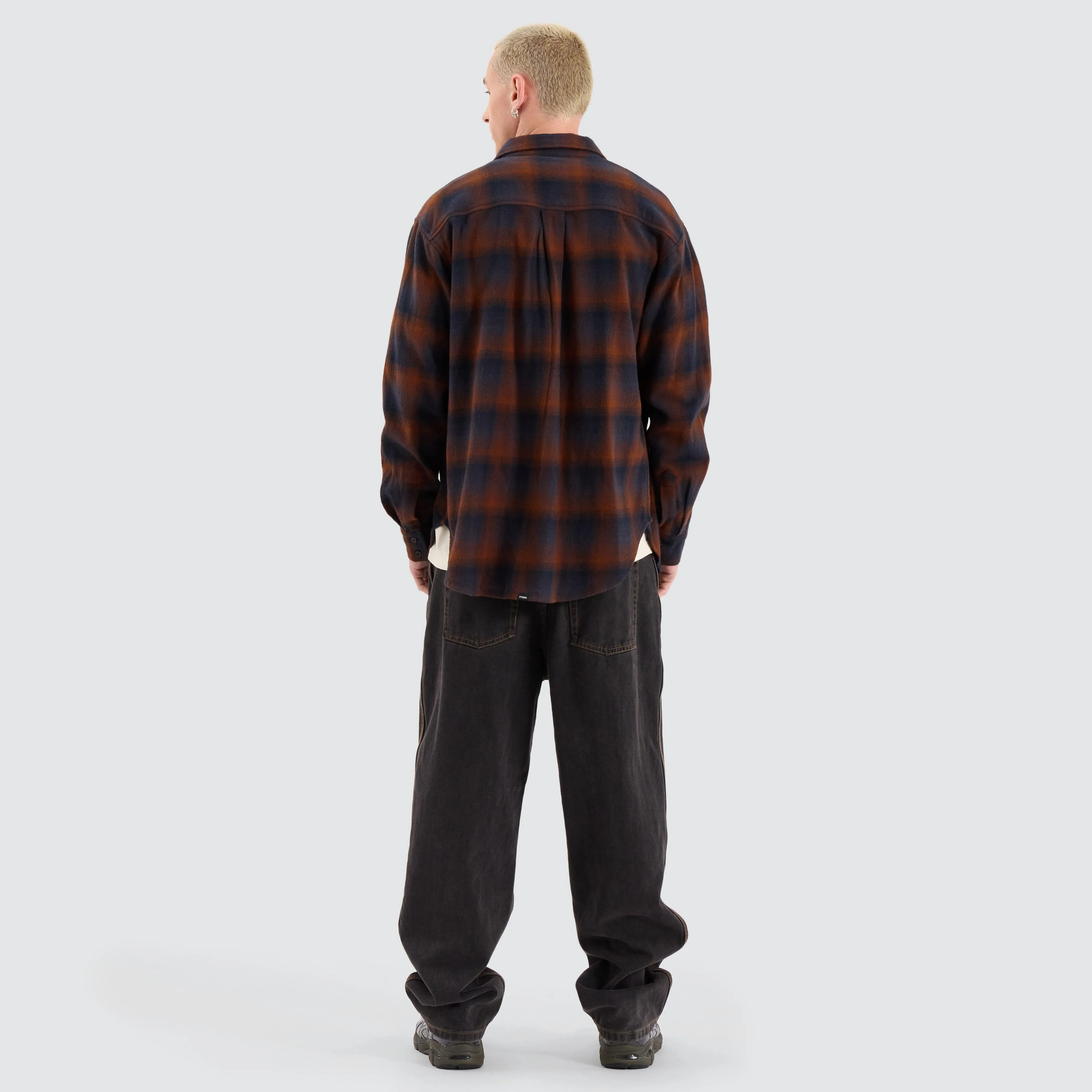 Barrio Flannel Shirt Midnight Blue
