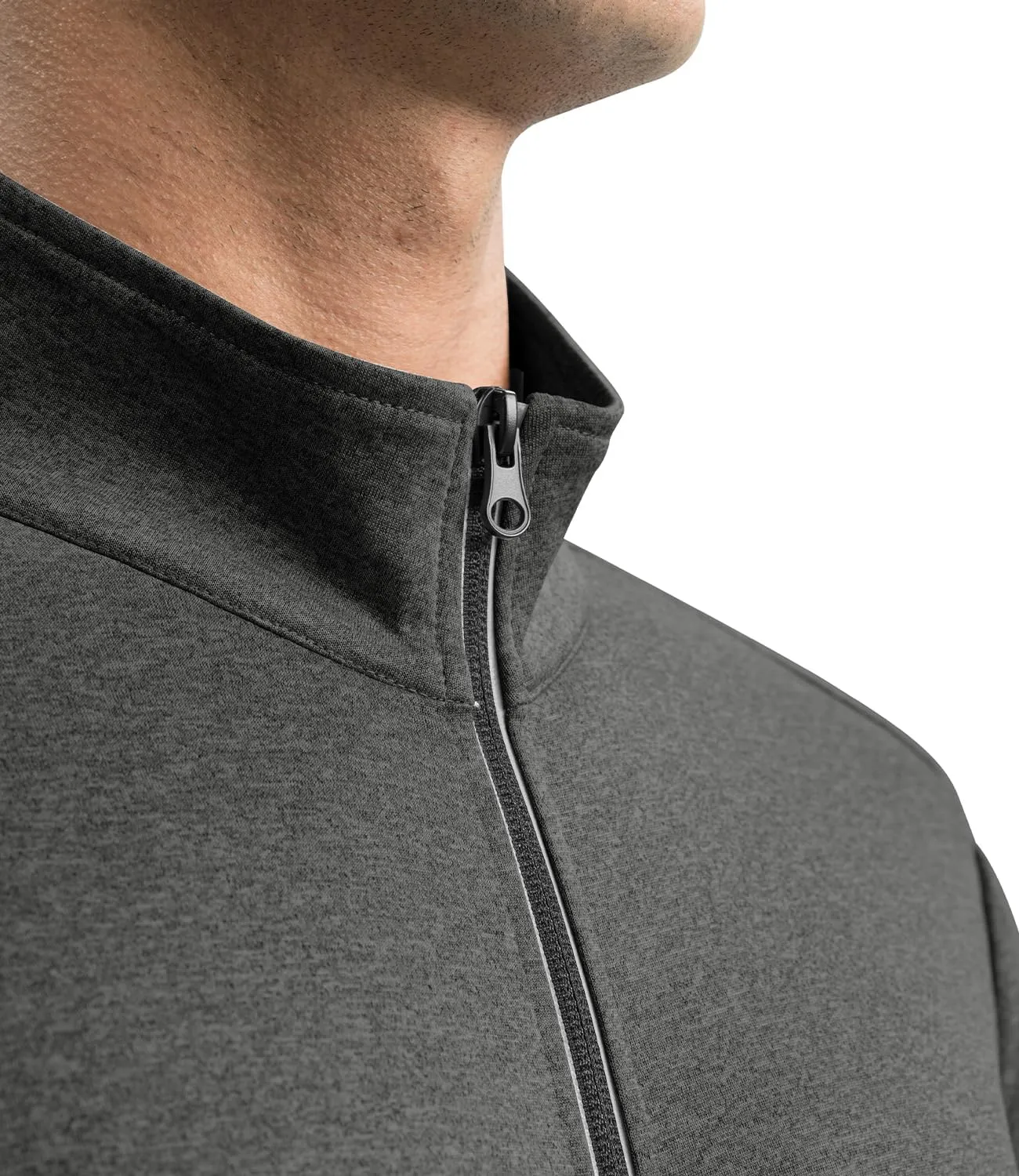 BASUDAM Men's Track Jackets Lightweight Warm Up Casual Coat Athletic Workout Running Jacket with Zipper Pockets