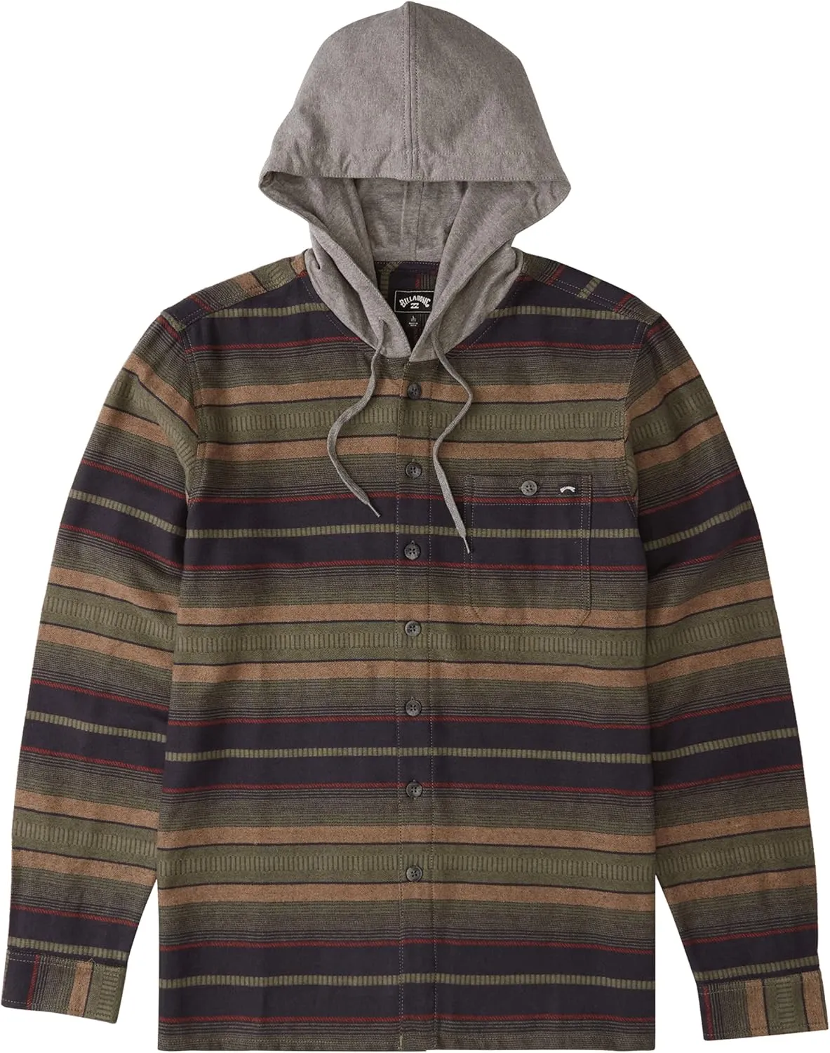 Billabong Men's Classic Hooded Baja Flannel Shirt