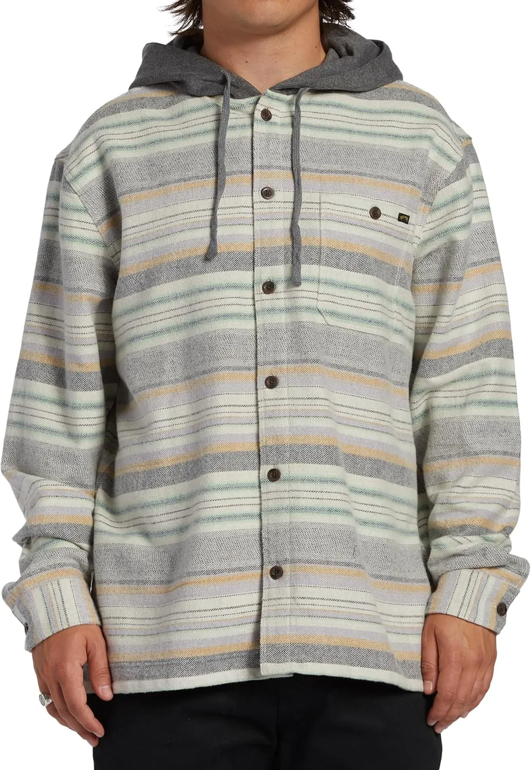 Billabong Men's Classic Hooded Baja Flannel Shirt