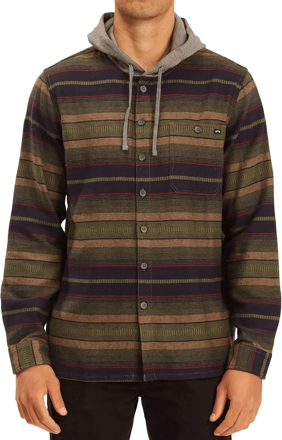Billabong Men's Classic Hooded Baja Flannel Shirt