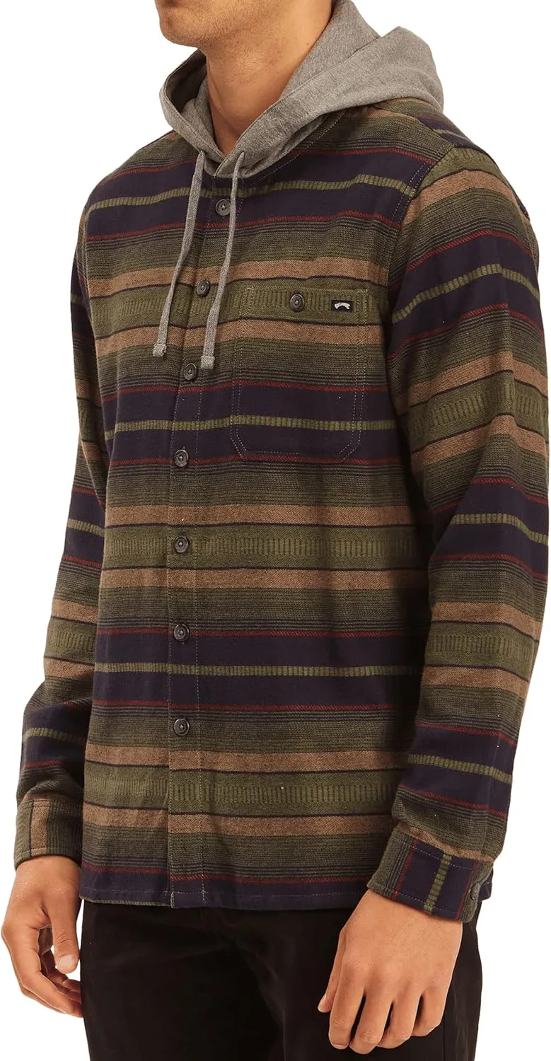 Billabong Men's Classic Hooded Baja Flannel Shirt