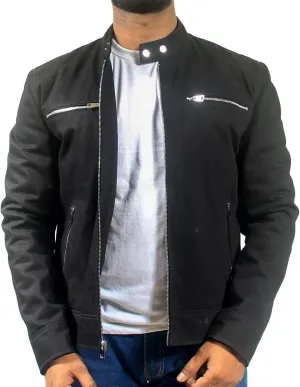 Black Denim Jean Jacket lightweight Concert & Work for Mens Fashion, Western, and Winter Trucker Styles in One Jacket