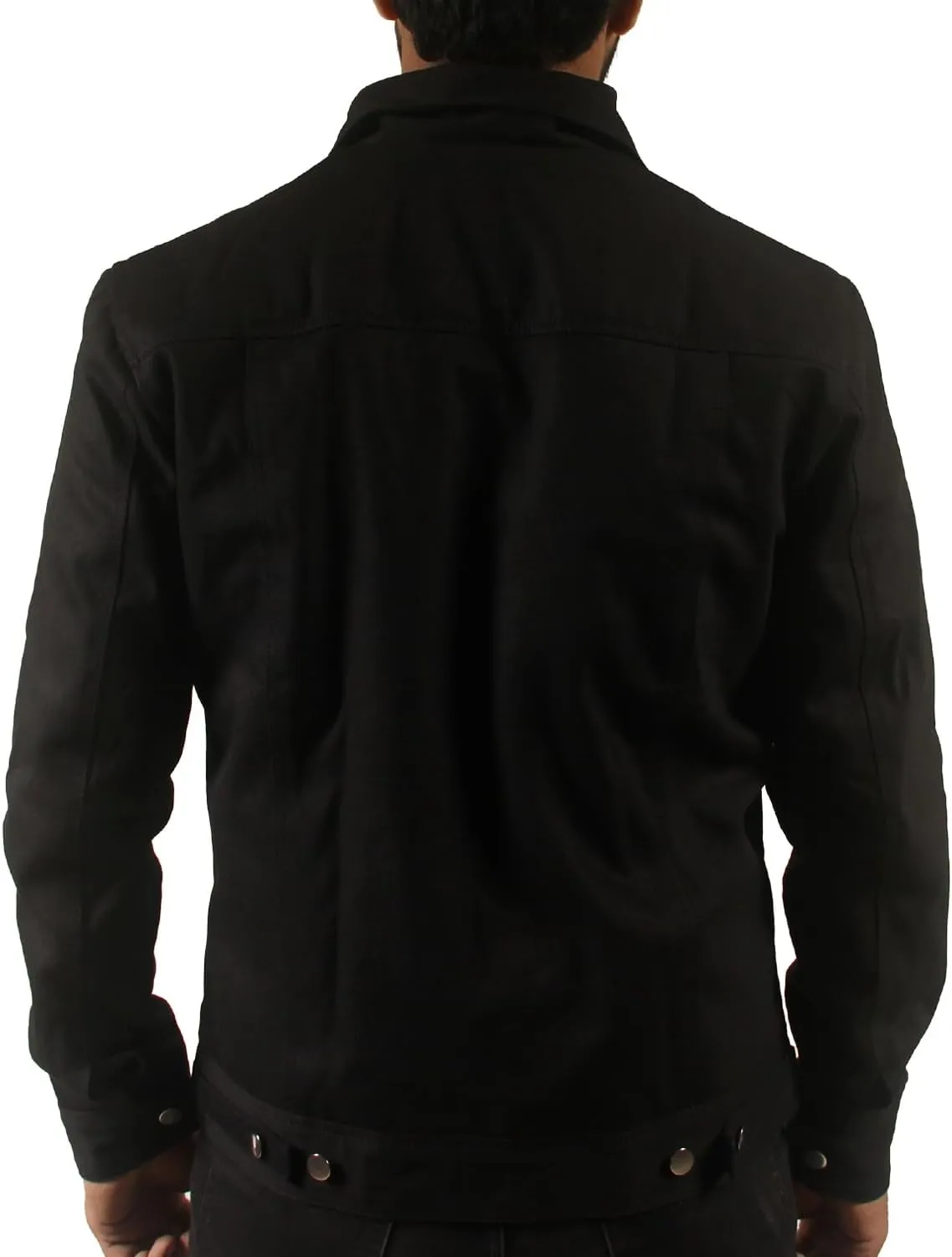 Black Denim Jean Jacket lightweight Concert & Work for Mens Fashion, Western, and Winter Trucker Styles in One Jacket