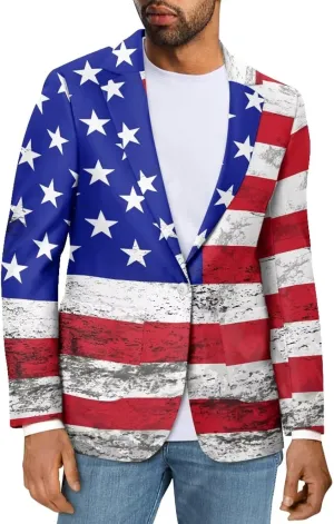 Blazer for Men Oversized Blazer Jackets with Pockets Sports Coats for Men One Button Lightweight Blazer Jacket