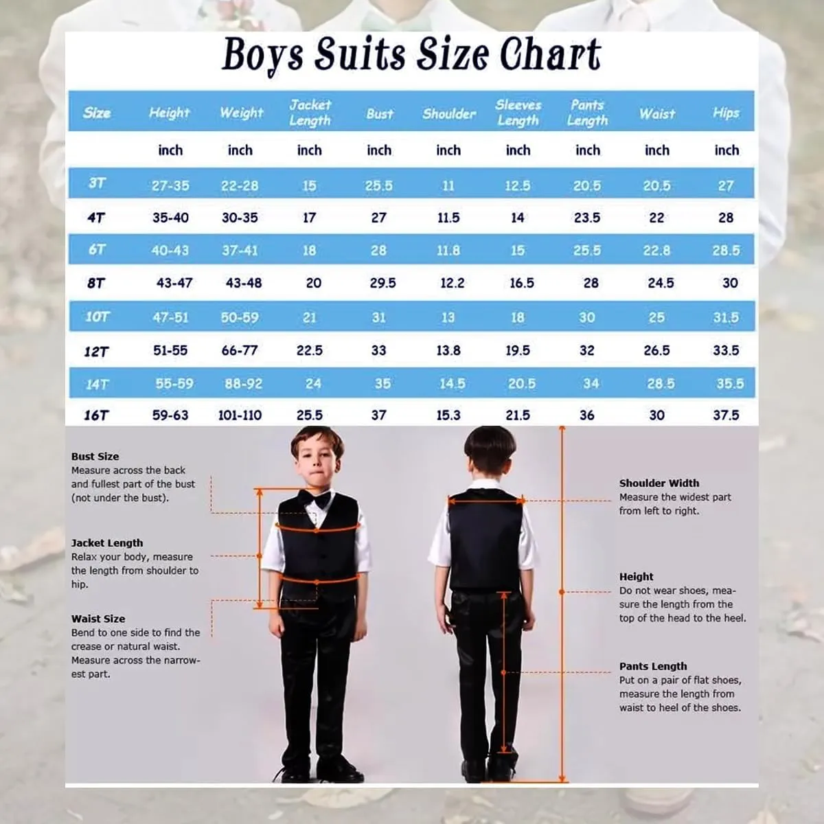 Boys Linen Suit Set Boys Summer Beach 3 Pieces Slim Fit Kids Tuxedo Suit Blazer Vest Pants Suit