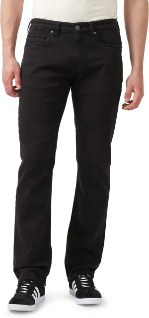 Buffalo David Bitton Men's Non-Denim Straight Leg Six French Terry Pants with Cotton Blend Stretch