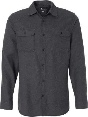 Burnside Long Sleeve Solid Flannel Shirt (BU8200)
