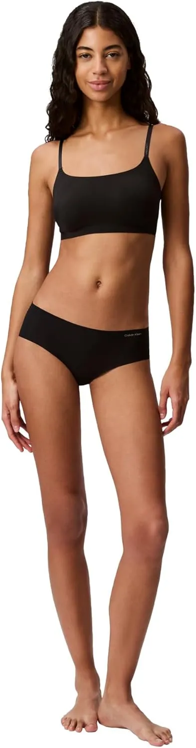 Calvin Klein Women's Invisibles Comfort Seamless Adjustable Skinny Strap Bralette Bra