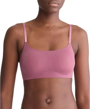 Calvin Klein Women's Invisibles Comfort Seamless Adjustable Skinny Strap Bralette Bra