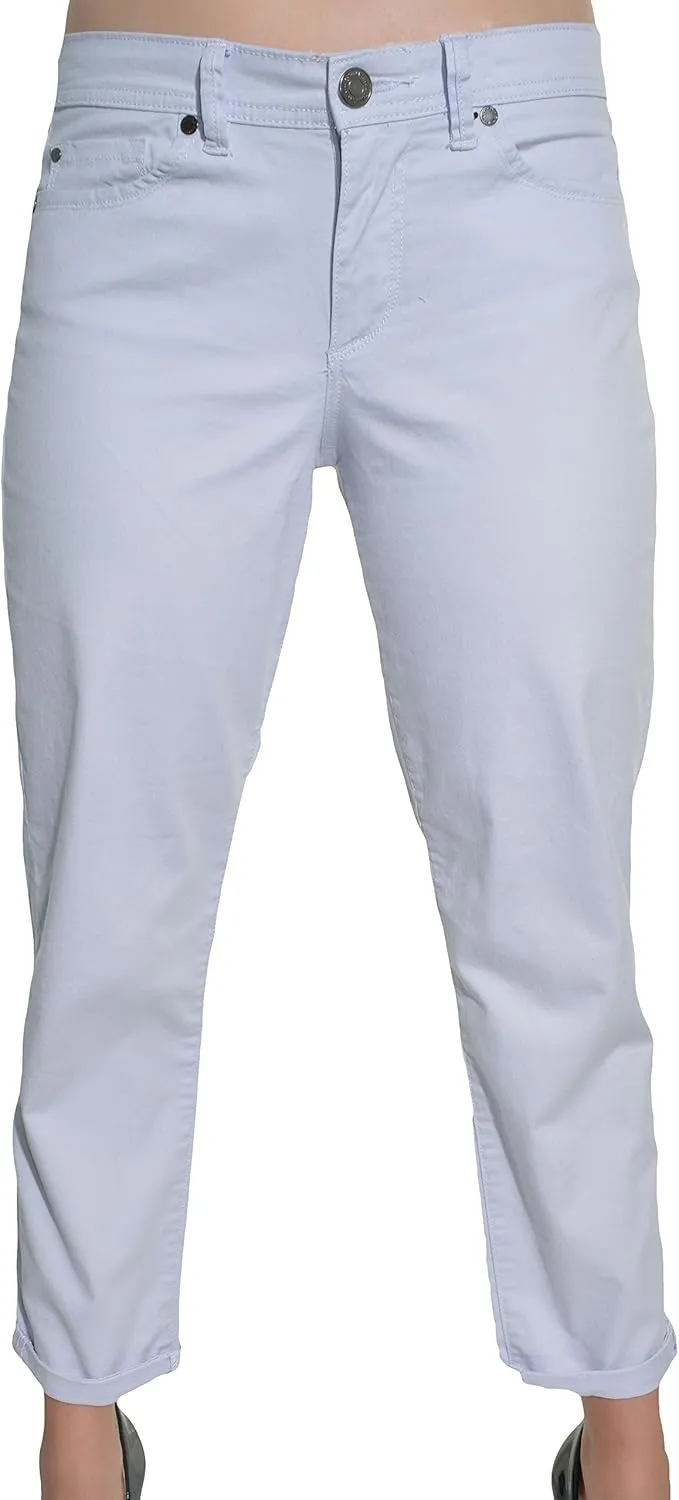 Calvin Klein Womens Power Stretch Skinny Cropped Pants