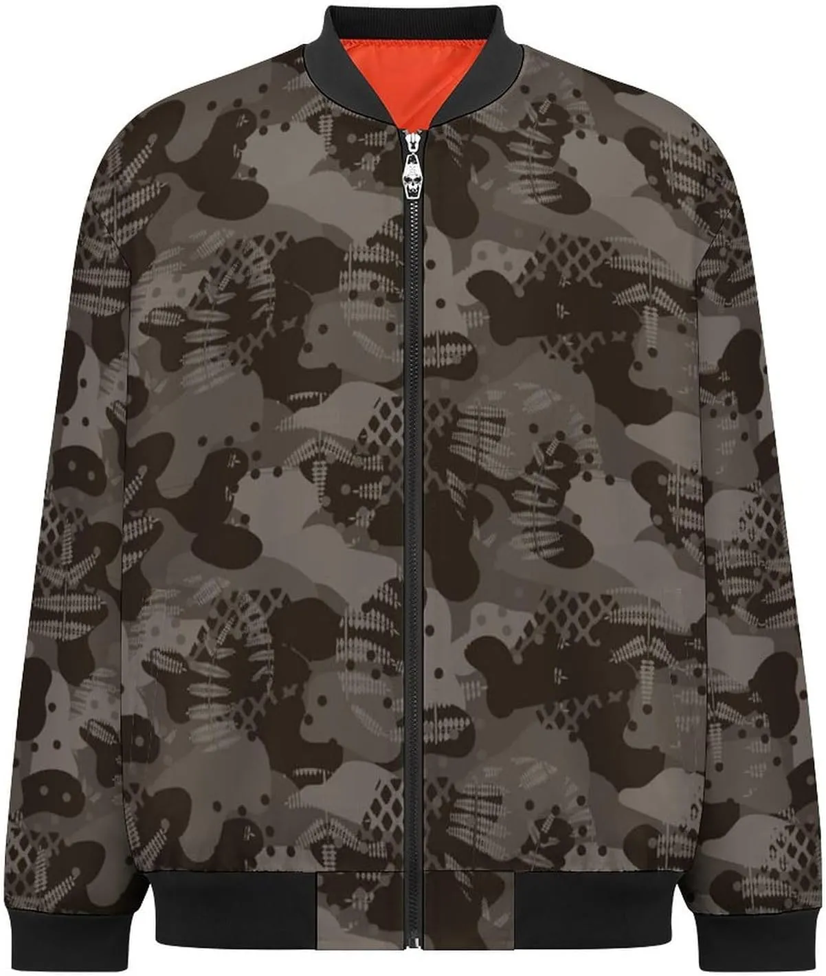 Camouflage Army Brown Hunting Men's Bomber Jacket Lightweight Windbreaker Fashion Spring Fall Coats Casual Jackets for Men