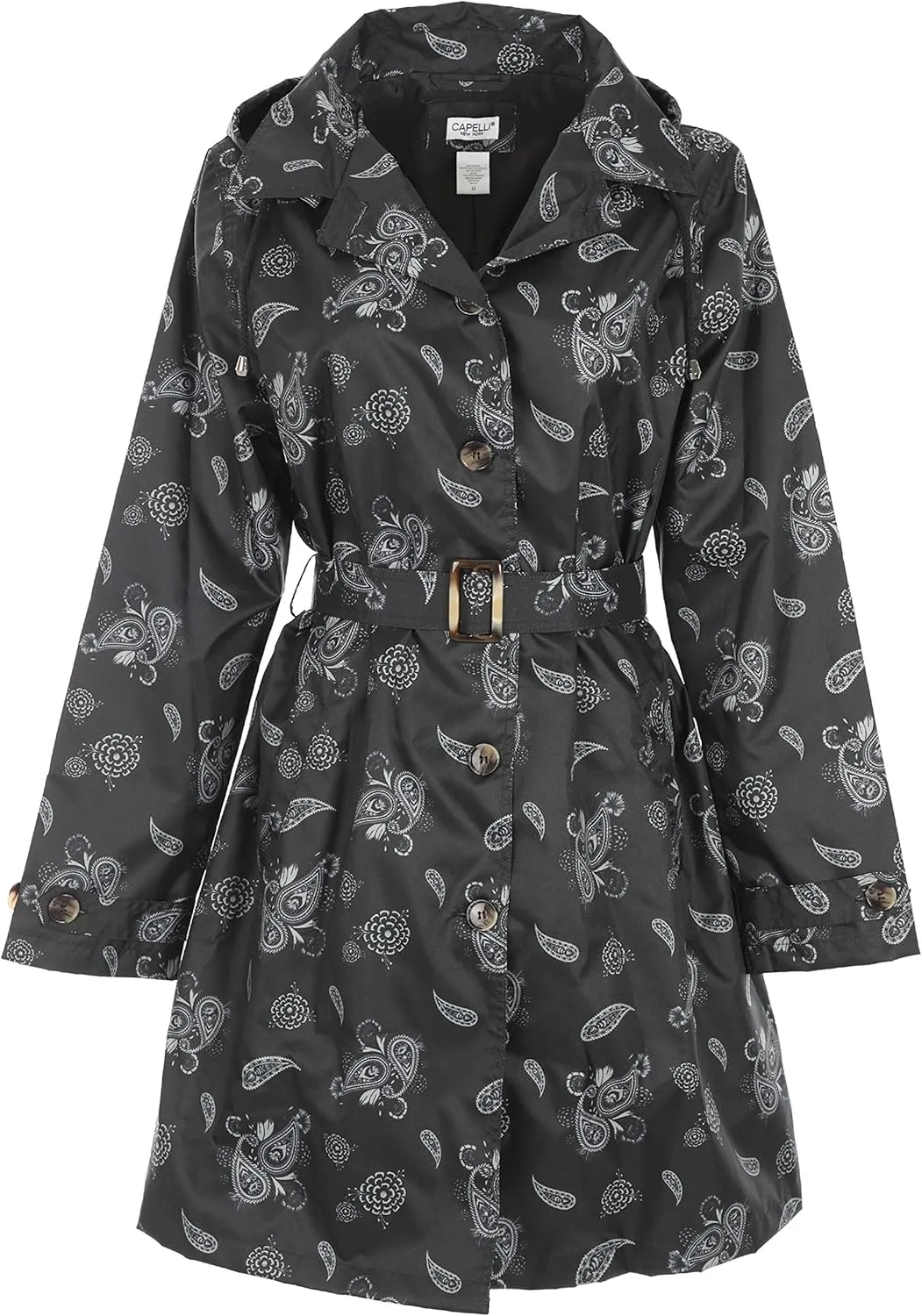 Capelli New York LadiesRain Coat with Belt