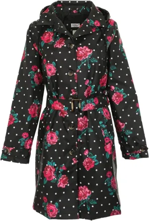 Capelli New York LadiesRain Coat with Belt