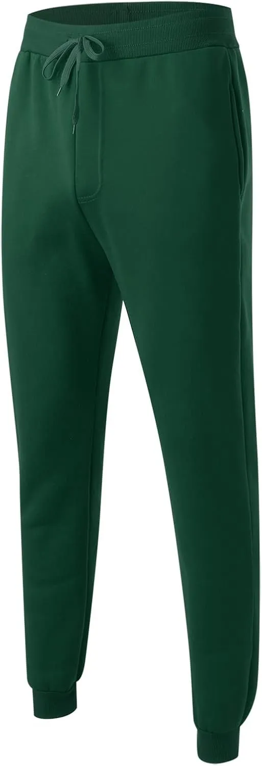 Cargo Pants for Men Big and Tall Men's Elastic Waist Drawstring Long Pants Solid Color Pockets Casual Loose Trousers