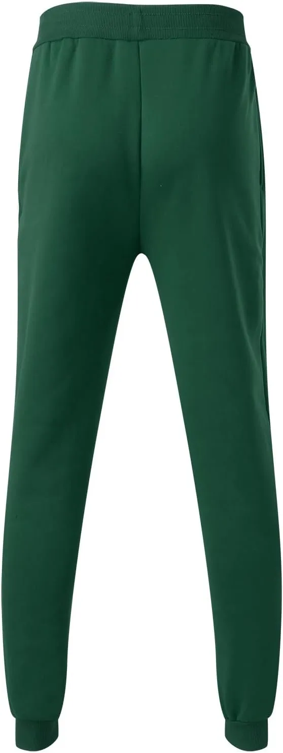Cargo Pants for Men Big and Tall Men's Elastic Waist Drawstring Long Pants Solid Color Pockets Casual Loose Trousers