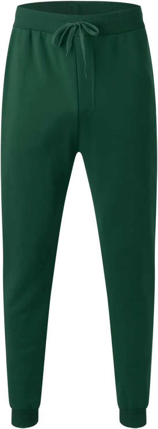 Cargo Pants for Men Big and Tall Men's Elastic Waist Drawstring Long Pants Solid Color Pockets Casual Loose Trousers