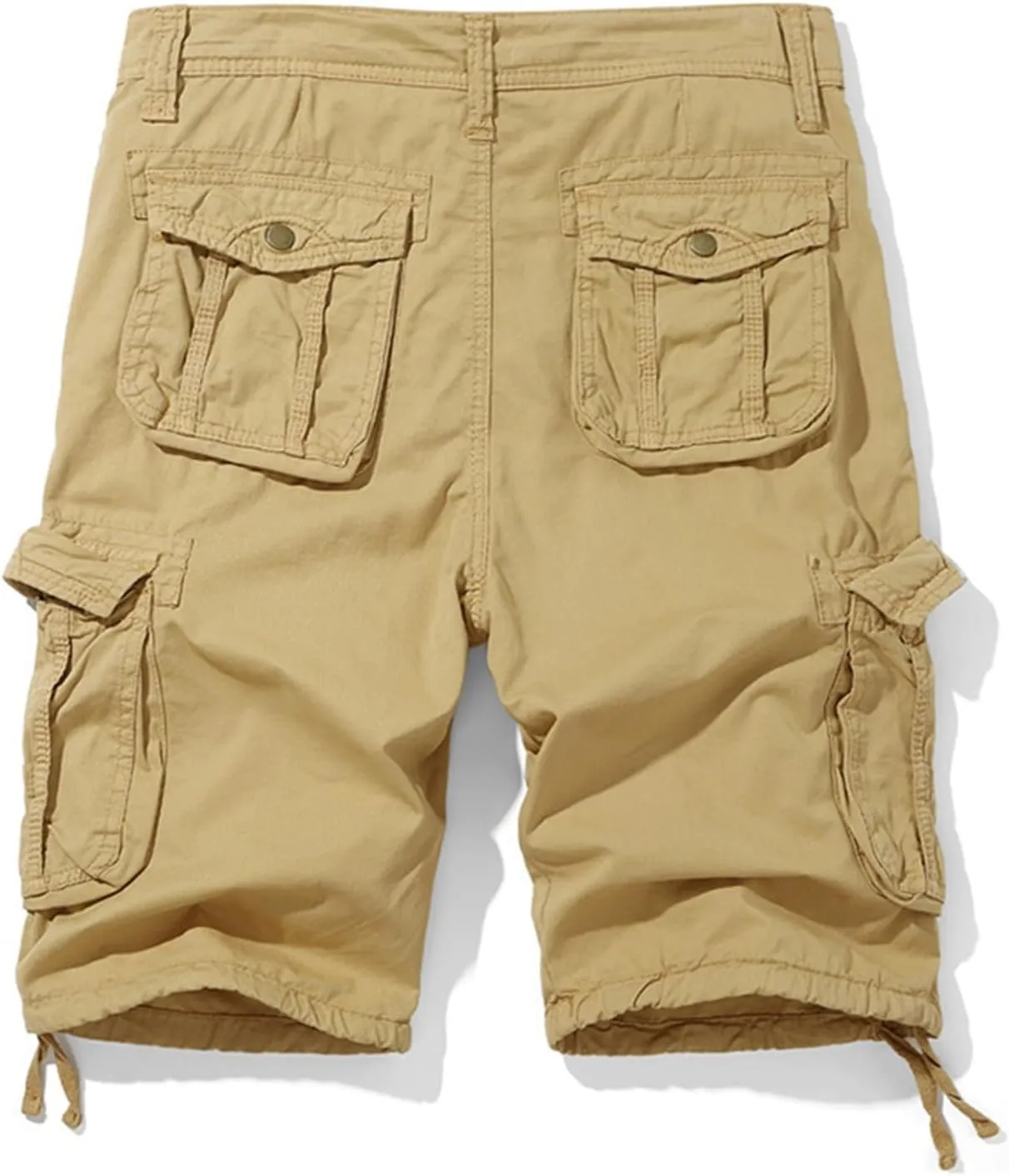 Cargo Shorts for Men Tactical Button Shorts Straight Breathable Biking Stretch Comfy Summer Outdoor