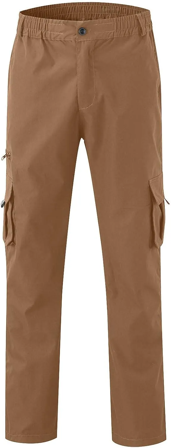 Cargo Sweatpants for Men BaggyMultiple Pockets Track PantsElastic Waist Cargo Pants Casual Trousers